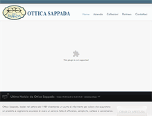 Tablet Screenshot of otticasappada.com